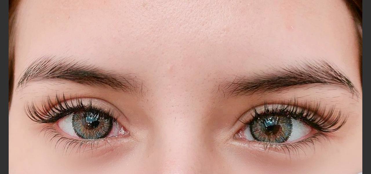 Cat Eye lash extensions close-up, AyuriNails Beauty Lounge Poblacion Makati